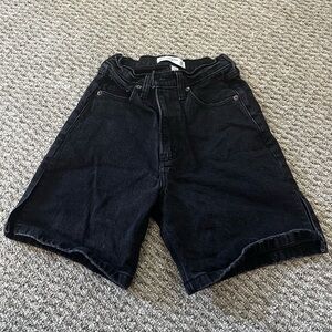 Abercrombie & Fitch Dark Wash High Rise Shorts
